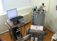 Mossbauer Spectrometer with magnetic field, ultralow temperature cryostat (Engelmann Scientific)