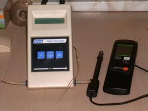Alltech Digital Flow Check + Testo 625 thermo hygrometer