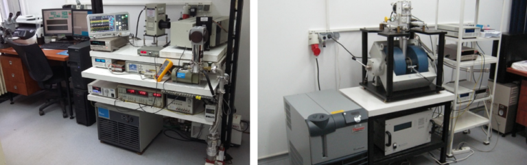 Electrical and photoelectrical set-ups