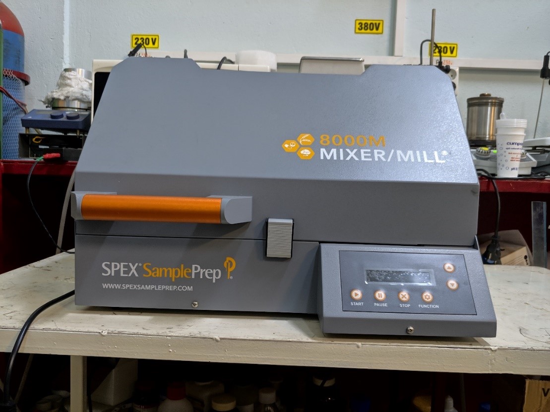 NIMP| Vibrational high energy mill SPEX SamplePrep 8000 M - NIMP