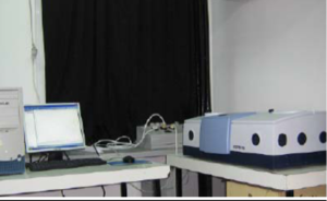 FTIR spectrophotometer, model Vertex 70, Bruker