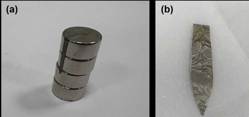 Material flexibil cu răspuns magnetic